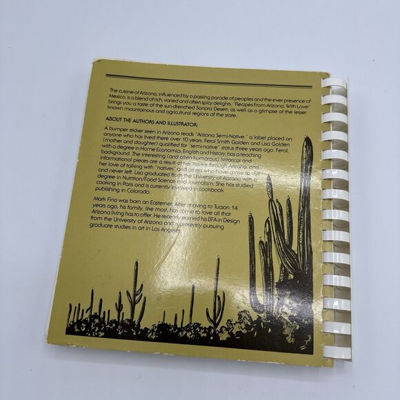 Vintage‎ 1985 Spiralbound Cook Book Recipes From Arizona...With Love AZ Cooking - Picture 3 of 4